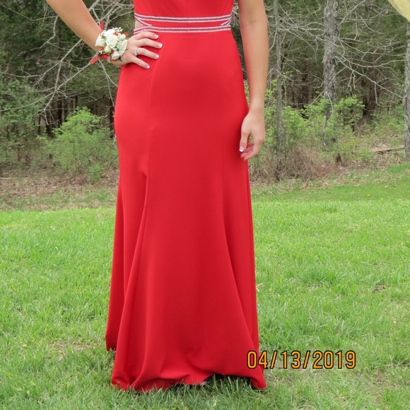 Red Prom Dress - Picture 3 of 5
